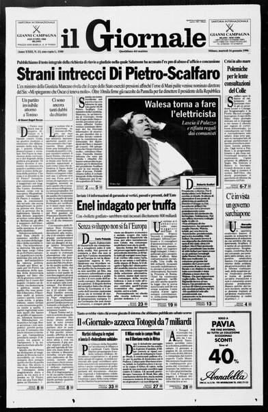 Il giornale : quotidiano del mattino